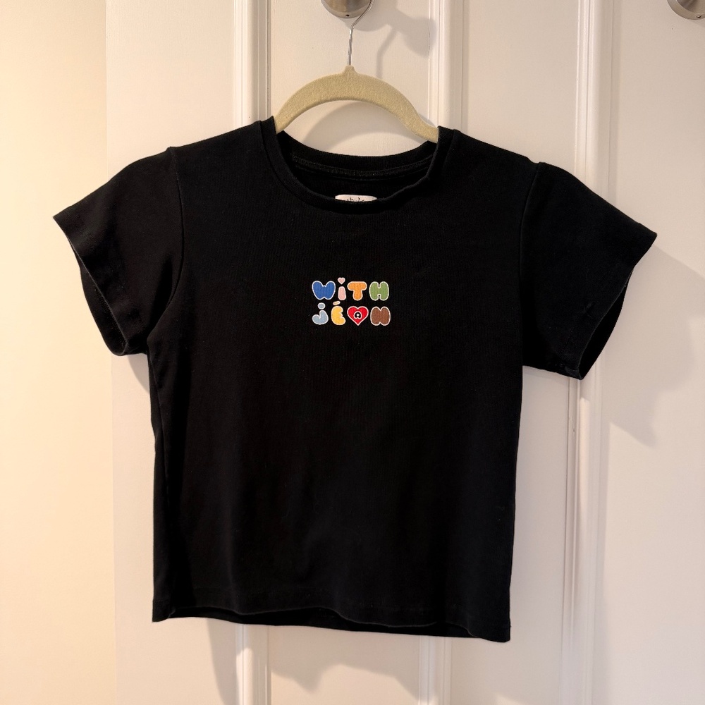 With Jean Baby Tee